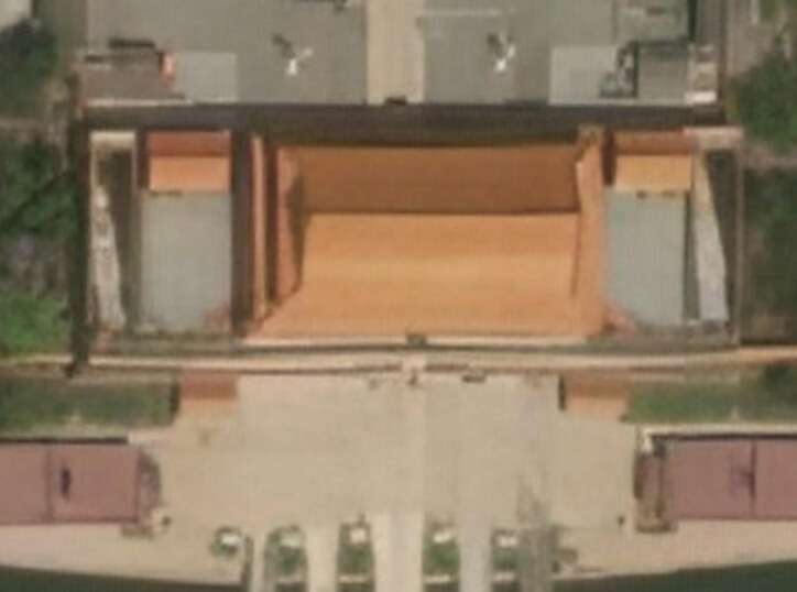 超分辨重建后的高清影像